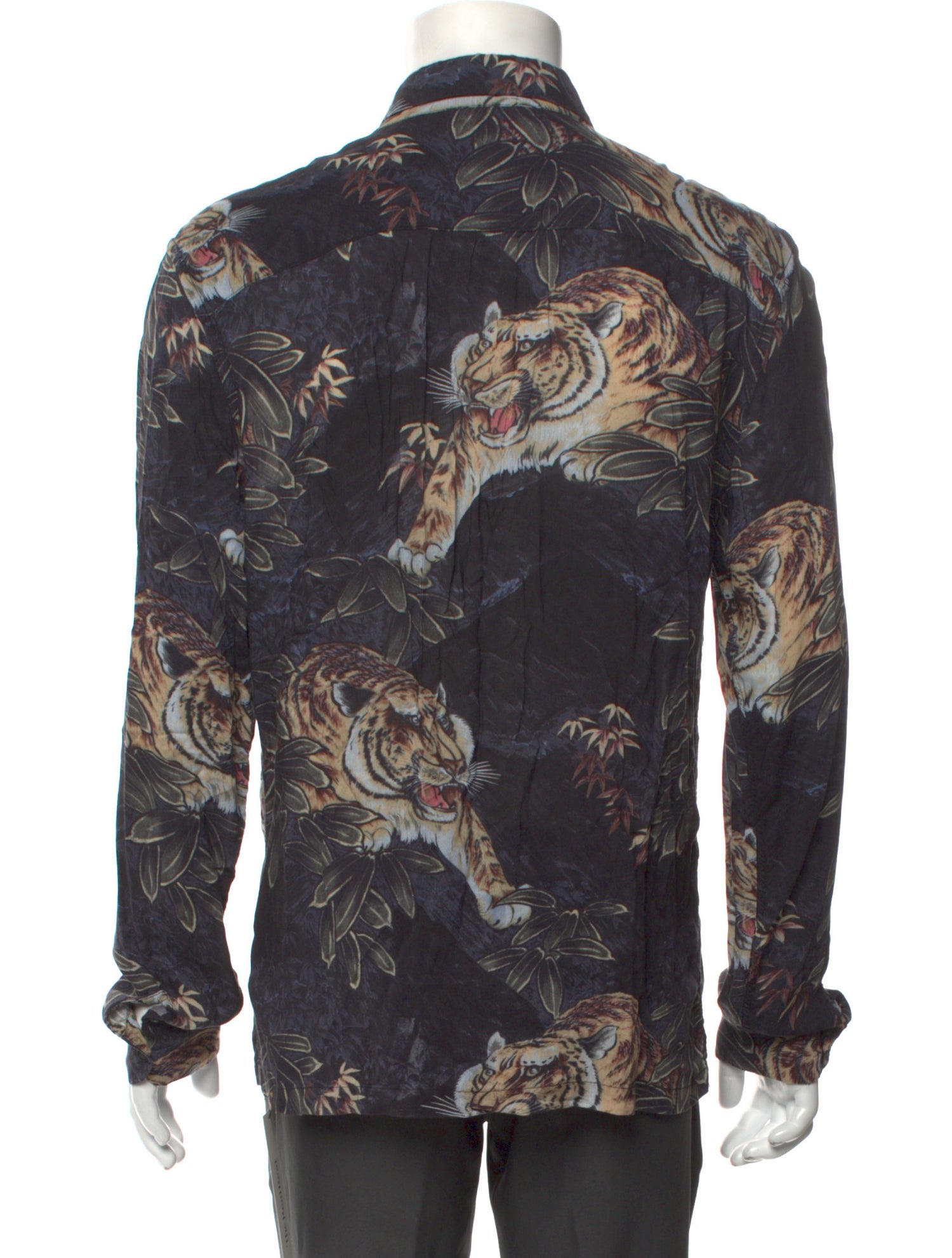 AllSaints Printed Long Sleeve Shirt